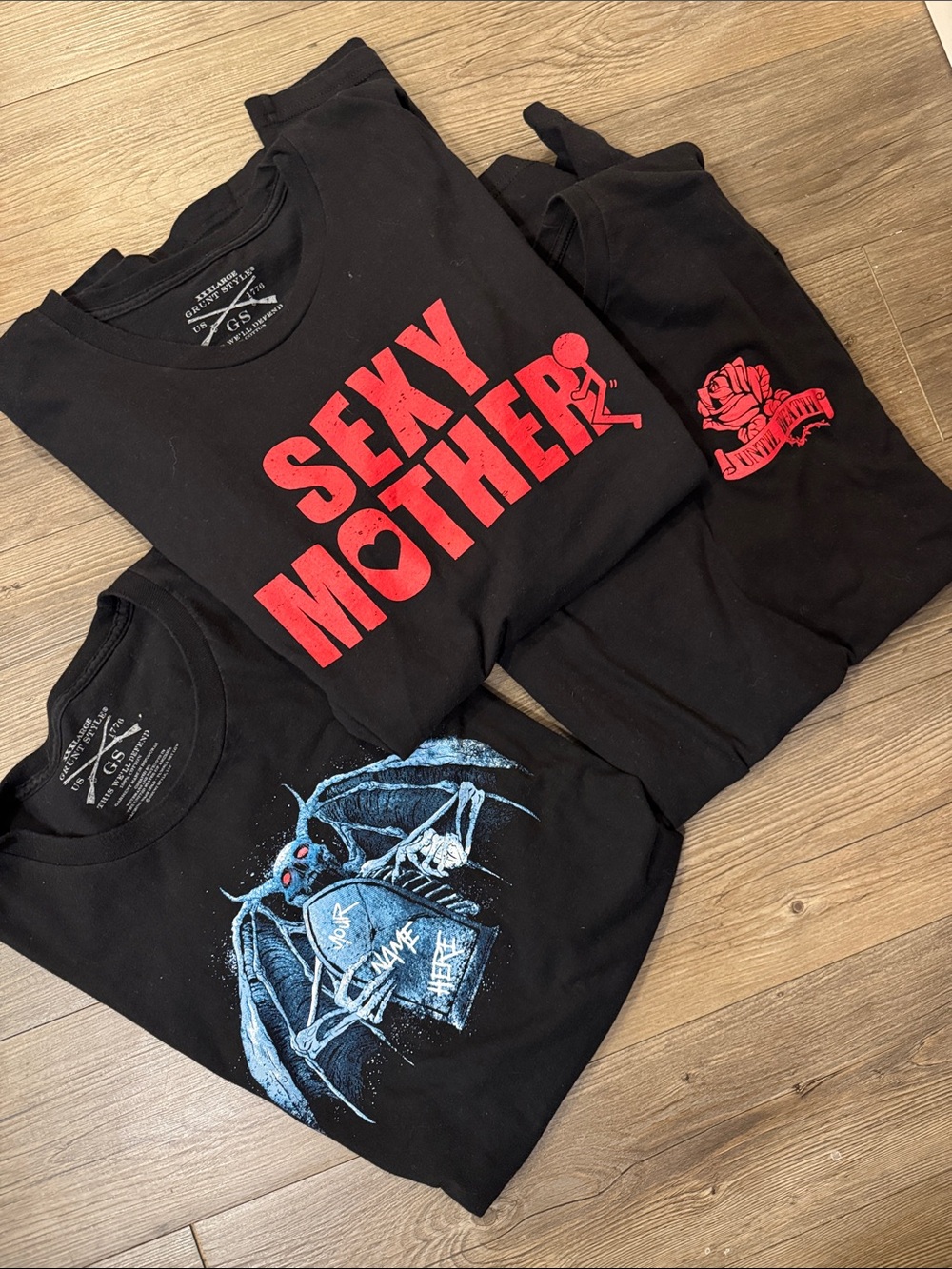 Bundle of 3 Grunt Style Graphic Tees. 3XL. Like New!